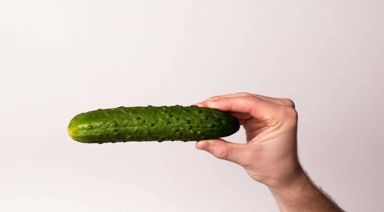 cucumber symbolizes a penis enlarged by soda